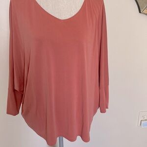 Chico’s 3 top in rich terra cotta